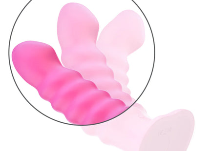 INTENSE - CINDY VIBRATOR GRÖSSE L SPIRALENDESIGN 10 VIBRATIONEN ROSA FERNBEDIENUNG