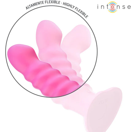 INTENSE - CINDY VIBRATOR GRÖSSE L SPIRALENDESIGN 10 VIBRATIONEN ROSA FERNBEDIENUNG