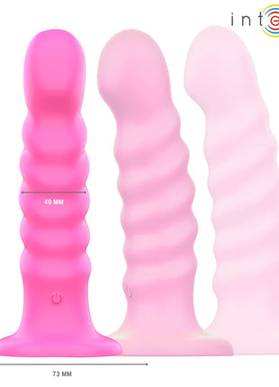 INTENSE - CINDY VIBRATOR GRÖSSE L SPIRALENDESIGN 10 VIBRATIONEN ROSA FERNBEDIENUNG