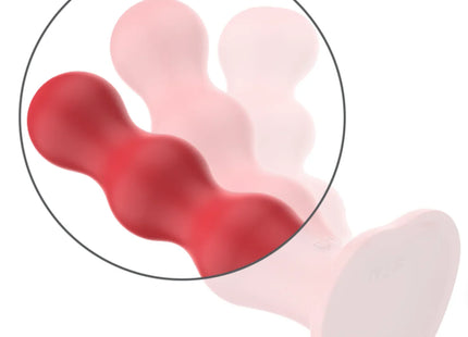 INTENSE - CODY VIBRATOR MIT SAUGNÄPFEN ROTE FERNBEDIENUNG