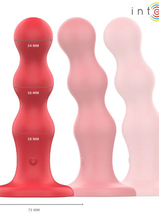 INTENSE - CODY VIBRATOR MIT SAUGNÄPFEN ROTE FERNBEDIENUNG