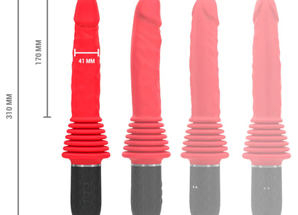 INTENSE - CYNTHIA FERNBEDIENUNGS-STOSSVIBRATOR MIT WÄRMEFUNKTION