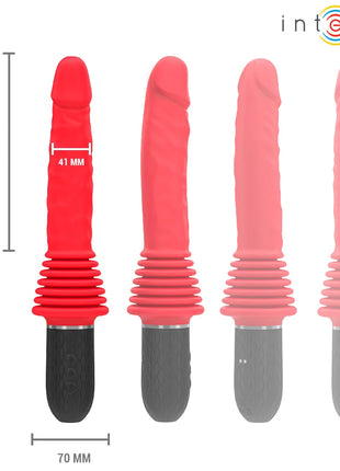 INTENSE - CYNTHIA FERNBEDIENUNGS-STOSSVIBRATOR MIT WÄRMEFUNKTION