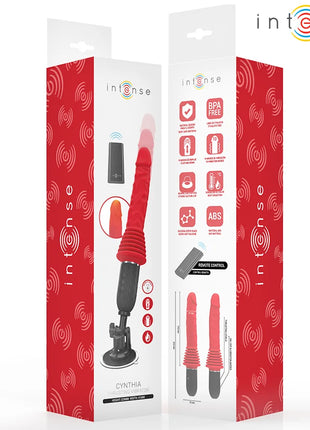 INTENSE - CYNTHIA FERNBEDIENUNGS-STOSSVIBRATOR MIT WÄRMEFUNKTION