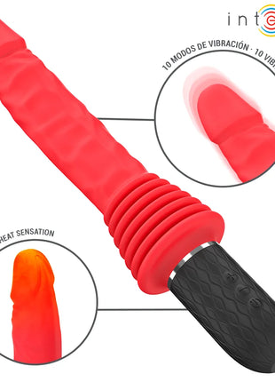 INTENSE - CYNTHIA FERNBEDIENUNGS-STOSSVIBRATOR MIT WÄRMEFUNKTION