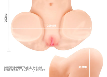 INTENSE DEEP TOUCH – GINGER ANAL- UND VAGINALMASTURBATOR MIT SAUG- WÄRME- VIBRATIONS- UND STIMMEFFEKTEN