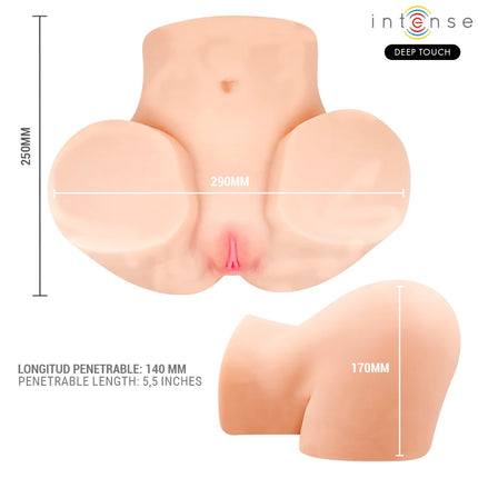 INTENSE DEEP TOUCH – GINGER ANAL- UND VAGINALMASTURBATOR MIT SAUG- WÄRME- VIBRATIONS- UND STIMMEFFEKTEN