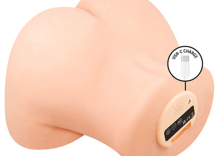 INTENSE DEEP TOUCH – GINGER ANAL- UND VAGINALMASTURBATOR MIT SAUG- WÄRME- VIBRATIONS- UND STIMMEFFEKTEN