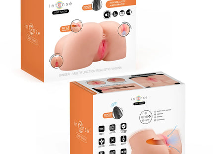 INTENSE DEEP TOUCH – GINGER ANAL- UND VAGINALMASTURBATOR MIT SAUG- WÄRME- VIBRATIONS- UND STIMMEFFEKTEN