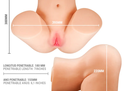 INTENSE DEEP TOUCH - JULIA ANAL- UND VAGINALMASTURBATOR MIT SAUG- WÄRME- VIBRATIONS- UND SPRACHEFFEKTEN