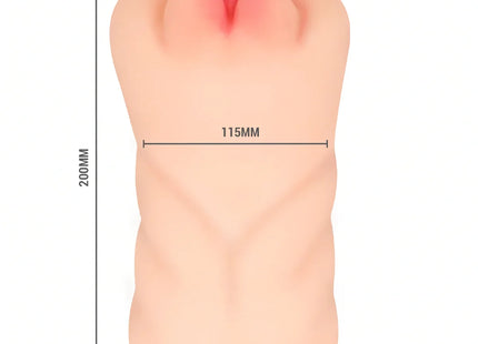 INTENSE DEEP TOUCH - KRISTA ANAL- UND VAGINALMASTURBATOR MIT SAUG- VIBRATIONS- UND STIMMEFFEKT 1,2 KG - Vagina und Anus