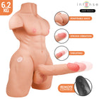 INTENSE DEEP TOUCH - MARTY-TORSO MIT ANUS UND REALISTISCHEM DILDO MIT DRUCK- UND VIBRATIONSMÖGLICHKEITEN FERNBEDIENUNG