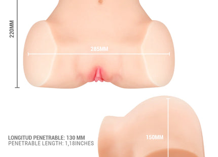 INTENSE DEEP TOUCH – NICOLE ANAL- UND VAGINALMASTURBATOR MIT SAUG- WÄRME- VIBRATIONS- UND STIMMEFFEKTEN