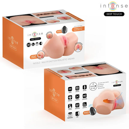 INTENSE DEEP TOUCH – NICOLE ANAL- UND VAGINALMASTURBATOR MIT SAUG- WÄRME- VIBRATIONS- UND STIMMEFFEKTEN
