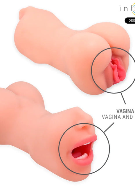 INTENSE DEEP TOUCH – RILEY DOPPELMUSTURBATOR FÜR MUND UND VAGINA