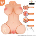 INTENSE DEEP TOUCH - VERO TORSO ANUS UND VAGINA MIT SAUG- WÄRME- VIBRATIONS- UND STIMMEFFEKTEN MIT FERNBEDIENUNG 5,5 KG
