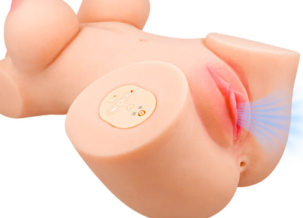 INTENSE DEEP TOUCH - VERO TORSO ANUS UND VAGINA MIT SAUG- WÄRME- VIBRATIONS- UND STIMMEFFEKTEN MIT FERNBEDIENUNG 5,5 KG