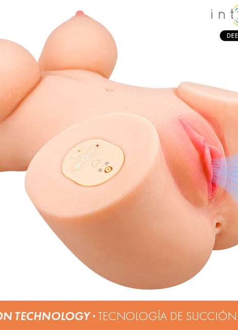 INTENSE DEEP TOUCH - VERO TORSO ANUS UND VAGINA MIT SAUG- WÄRME- VIBRATIONS- UND STIMMEFFEKTEN MIT FERNBEDIENUNG 5,5 KG