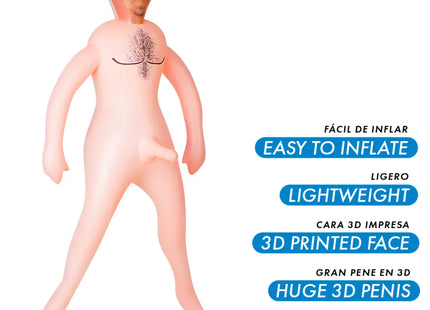 INTENSE DOLLS - AUFBLASBARE PUPPE ANTHONY MIT 3D-PENIS