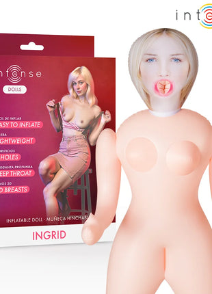 INTENSE DOLLS - AUFBLASBARE PUPPE INGRID MIT DREI ÖFFNUNGEN