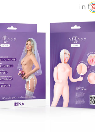 INTENSE DOLLS - IRINA AUFBLASBARE PUPPE MIT DREI ÖFFNUNGEN