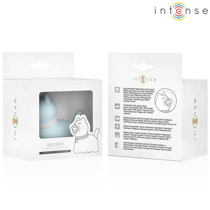 INTENSE - DUCHESS STIMULATOR MIT ROTIERENDER ZUNGE 360º BLAU - Auflegevibratoren