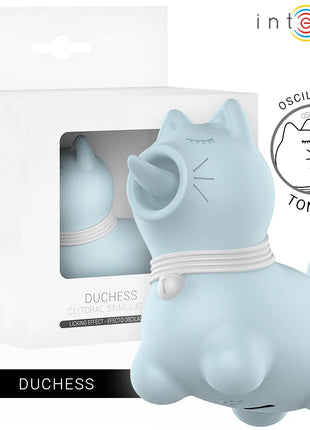 INTENSE - DUCHESS STIMULATOR MIT ROTIERENDER ZUNGE 360º BLAU - Auflegevibratoren