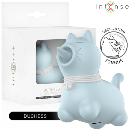 INTENSE - DUCHESS STIMULATOR MIT ROTIERENDER ZUNGE 360º BLAU - Auflegevibratoren