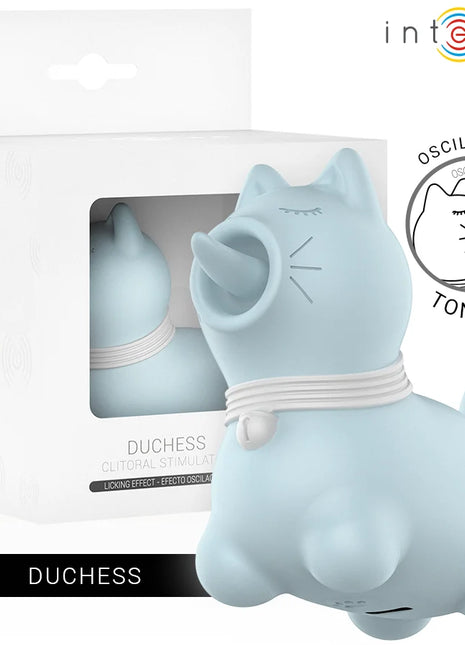 INTENSE - DUCHESS STIMULATOR MIT ROTIERENDER ZUNGE 360º BLAU - Auflegevibratoren