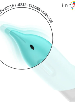 INTENSE - ECHO VIBRIERENDES BULLET DELPHIN BLAU 8 X 4,7 CM - Vibrierende Kugeln