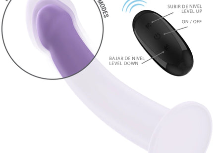 INTENSE - EDDIE VIBRATOR 17,5 CM 10 VIBRATIONEN LILA FERNBEDIENUNG