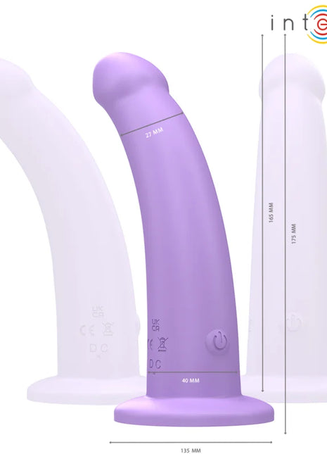 INTENSE - EDDIE VIBRATOR 17,5 CM 10 VIBRATIONEN LILA FERNBEDIENUNG