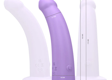 INTENSE - EDDIE VIBRATOR 17,5 CM 10 VIBRATIONEN LILA FERNBEDIENUNG