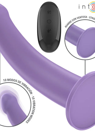 INTENSE - EDDIE VIBRATOR 17,5 CM 10 VIBRATIONEN LILA FERNBEDIENUNG