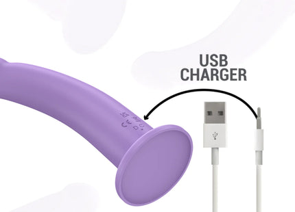 INTENSE - EDDIE VIBRATOR 17,5 CM 10 VIBRATIONEN LILA FERNBEDIENUNG