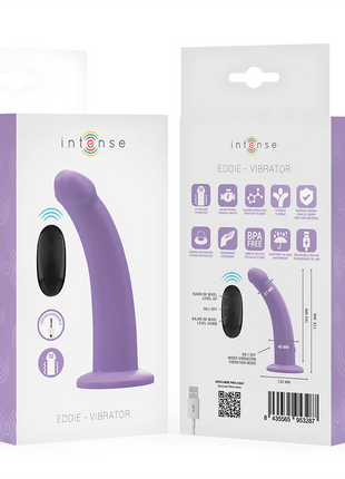 INTENSE - EDDIE VIBRATOR 17,5 CM 10 VIBRATIONEN LILA FERNBEDIENUNG