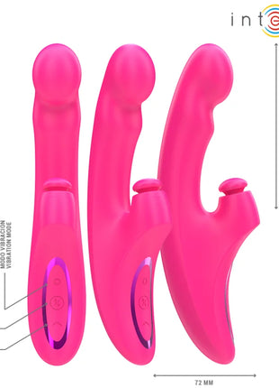 INTENSE - EMI VIBRATOR 13,5 CM MULTIFUNKTION 3 IN 1 10 VIBRATIONEN ROSA