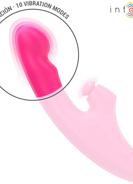 INTENSE - EMI VIBRATOR 13,5 CM MULTIFUNKTION 3 IN 1 10 VIBRATIONEN ROSA