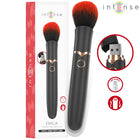 Intense emilia vibrationsbürste in schwarz und rosegold mit roten borsten aus superweichem silikon und hochwertigem abs