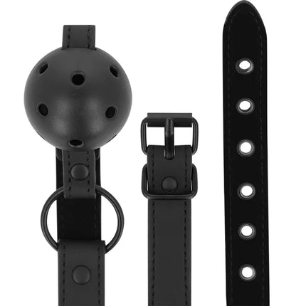 INTENSE - FETISH BALLKNEBEL AUS VEGANEM LEDER - Ballgag