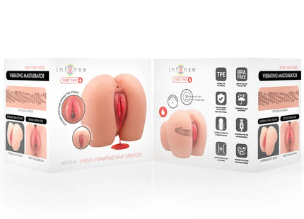 INTENSE FIRST TIME - ARIANA VIRGIN VIBRATOR-MASTURBATOR MIT BLUTUNG