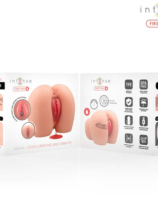INTENSE FIRST TIME - ARIANA VIRGIN VIBRATOR-MASTURBATOR MIT BLUTUNG