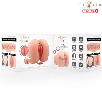 INTENSE FIRST TIME - ARIANA VIRGIN VIBRATOR-MASTURBATOR MIT BLUTUNG