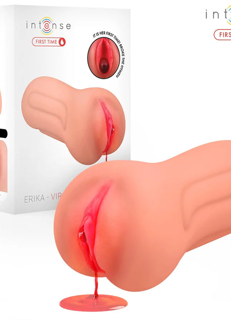 INTENSE FIRST TIME - ERIKA JUNGFRAU MASTURBATOR MIT BLUTUNG