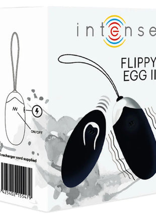INTENSE - FLIPPY II VIBRIERENDES EI MIT FERNBEDIENUNG SCHWARZ - Vibrierendes Ei