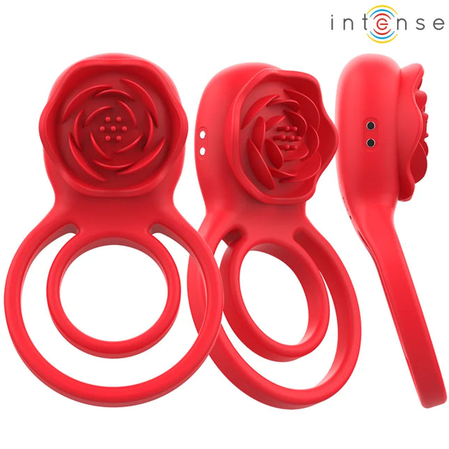 INTENSE – GAIL Rosen-Klitoris-Stimulator mit Fernbedienung 10 Modi Rot - Auflegevibratoren