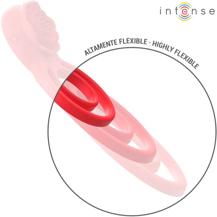 INTENSE – GAIL Rosen-Klitoris-Stimulator mit Fernbedienung 10 Modi Rot - Auflegevibratoren
