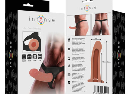 INTENSE - HOHLGESCHIRR MIT DILDO 16 X 3 CM - Hohle Geschirre