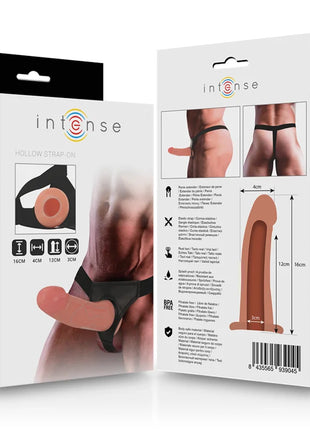 INTENSE - HOHLGESCHIRR MIT DILDO 16 X 3 CM - Hohle Geschirre