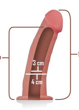 INTENSE - HOHLGESCHIRR MIT DILDO 16 X 3 CM - Hohle Geschirre